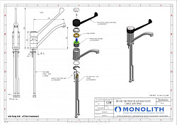 Смеситель Monolith R 0201020224 в Екатеринбурге, фото 2