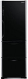 Холодильник  R-SG 38 FPU GBK Черное стекло