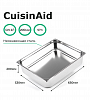 Гастроемкость CuisinAid 2/1 h=200 нерж, 650х530х200 CD-821-8 фото