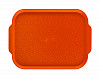 Поднос столовый с ручками Luxstahl 450х355 мм оранжевый фото