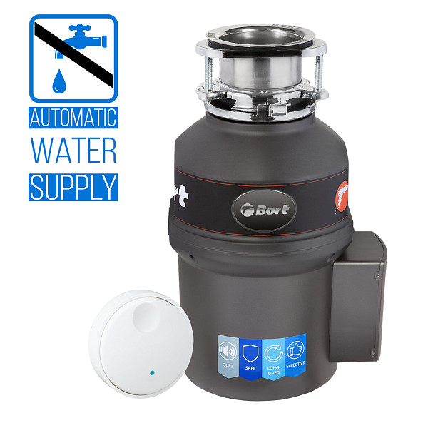 Измельчитель пищевых отходов Bort TITAN 9000 фото