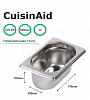 Гастроемкость CuisinAid 1/9 h=100 нерж, 176х108х100 CD-819-4 фото