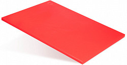Доска разделочная Luxstahl 600х400х18 мм красный пластик в Екатеринбурге, фото