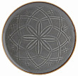 Тарелка Porland CHRISTINA DARK GREY 21 см (18CR21 темно-серый)