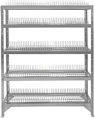 Стеллаж решетчатый для тарелок Hessen СТ-1,6*16/5 (оц) в Екатеринбурге фото
