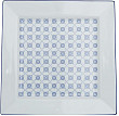 Тарелка квадратная  BLUE PASSION 21 см (185621)