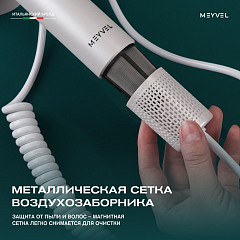Фен настенный Meyvel MF11-1600 (White) в Москве , фото 17