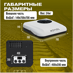 Автономный кондиционер Meyvel ACH-12MB2100 в Екатеринбурге, фото 7