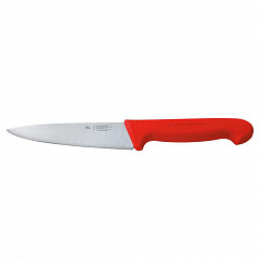 Нож поварской P.L. Proff Cuisine PRO-Line 16 см, красная пластиковая ручка (99005023) в Екатеринбурге фото