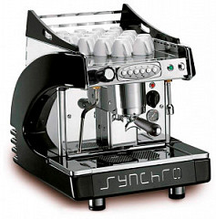Рожковая кофемашина Royal Synchro 1gr 4l automatic черная в Екатеринбурге, фото