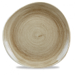 Тарелка мелкая Волна без борта Churchill Stonecast Patina Antique Taupe PAATOG111