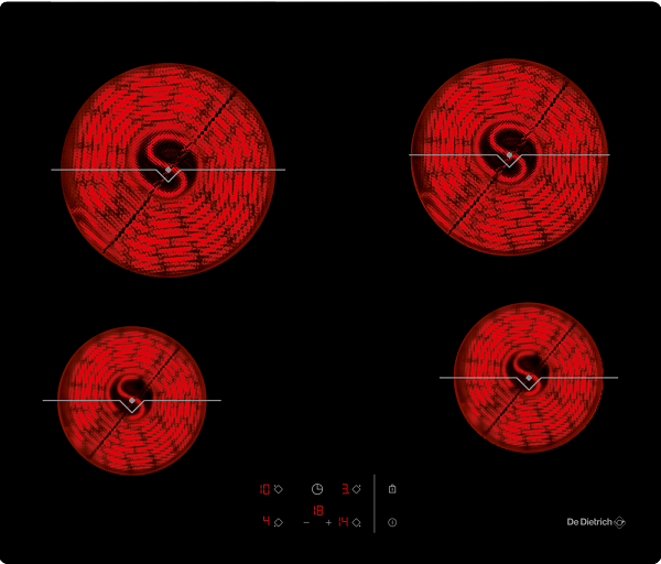 Варочная панель электрическая De Dietrich DPV7650B фото