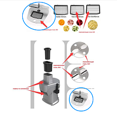 Овощерезка Crazy Pan CP- FP817 в Екатеринбурге, фото 6