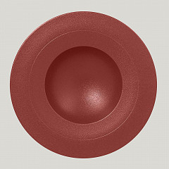 Тарелка круглая глубокая RAK Porcelain NeoFusion Magma 29 см (кирпичный цвет) в Екатеринбурге, фото