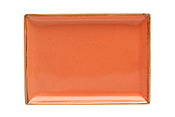 Блюдо прямоугольное Porland 18х13 см фарфор цвет оранжевый Seasons (358819) в Екатеринбурге, фото