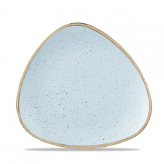 Тарелка мелкая треугольная Churchill Stonecast Duck Egg Blue SDESTR71 19,2см, без борта в Екатеринбурге фото