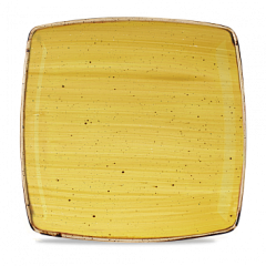 Тарелка мелкая квадратная Churchill Stonecast Mustard Seed Yellow SMSSDS101 26,8 см в Екатеринбурге фото