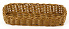 Корзинка пластиковая Luxstahl 270х90 мм коричневая [KT3049] фото