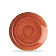 Тарелка мелкая круглая Churchill Stonecast Spiced Orange SSOSEVP61 16,5 см
