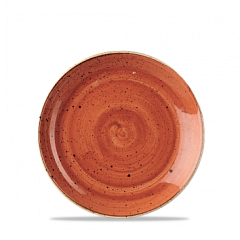 Тарелка мелкая круглая Churchill Stonecast Spiced Orange SSOSEVP61 16,5 см в Екатеринбурге, фото