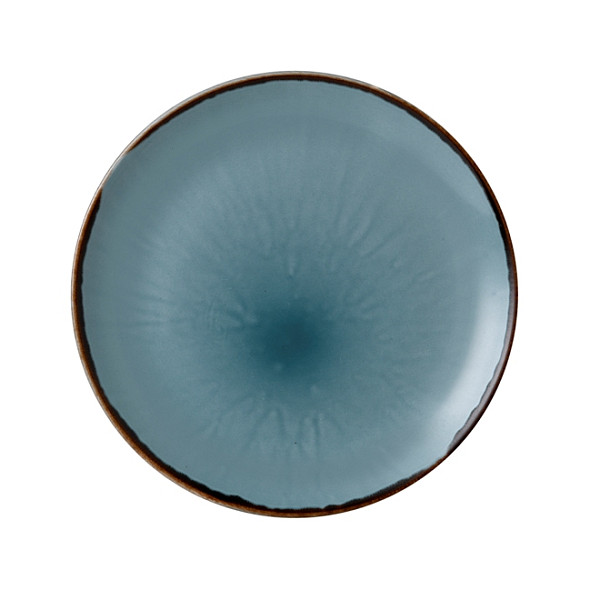 Тарелка мелкая Dudson 28,8 см, синяя HVBLEV111 фото