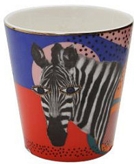 Чашка без ручки Porland 320 мл Wild Life Zebra (425430) в Екатеринбурге, фото
