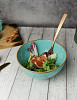 Салатник Porland d 16 см h 8.5 см 770 мл фарфор цвет бирюзовый Seasons (368216) фото