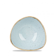 Салатник треугольный Churchill Stonecast Duck Egg Blue SDESTRB61