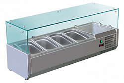Холодильная витрина для ингредиентов Koreco VRX 1200 395 WN в Екатеринбурге фото