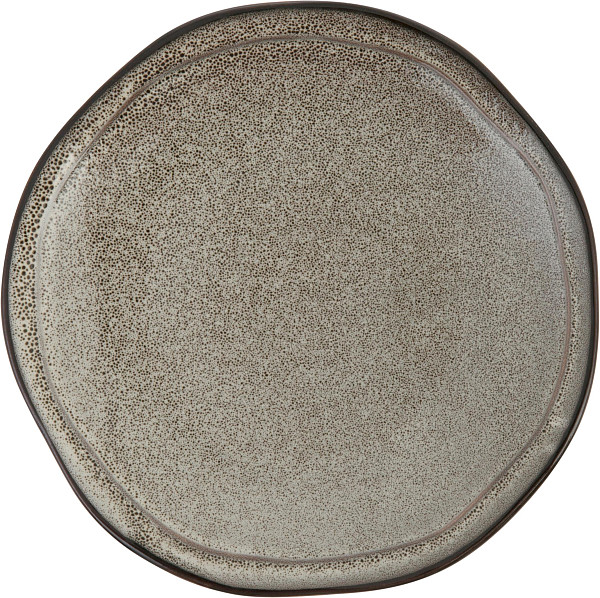Тарелка с узким волнистым римом Fortessa d 15 см , Ston grey, World of Colours (D740.015.0000) фото