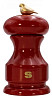 Мельница для соли Bisetti 11 см, бук лакированный, цвет красный, с птичкой Bird (BIS01.00320S.326) фото