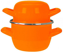 Кастрюля для мидий Cosy&Trendy оранжевая 2,8 л, h 17,5cm d 18cm в Екатеринбурге фото