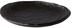 Тарелка мелкая Style Point Oyster 16 см, цвет черный (QR17042) в Екатеринбурге, фото