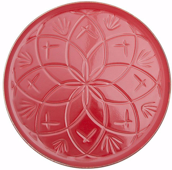 Тарелка Porland CHRISTINA RED 27 см (18CR27 красный) фото
