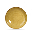 Тарелка мелкая круглая  Stonecast Mustard Seed Yellow SMSSEVP61 16,5 см
