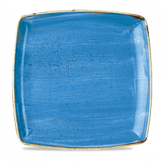 Тарелка мелкая квадратная Churchill Stonecast Cornflower Blue SCFSDS101 26,8 см в Екатеринбурге фото