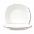 Тарелка P.L. Proff Cuisine 29,5*29,5 см квадратная с кругл. краем белая фарфор