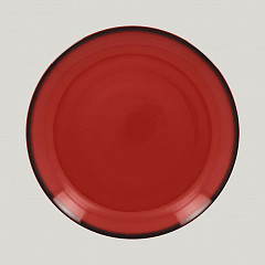 Тарелка круглая RAK Porcelain LEA Red 27 см (красный цвет) в Екатеринбурге, фото