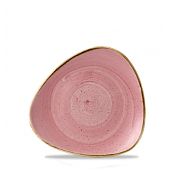 Тарелка мелкая треугольная Churchill Stonecast Petal Pink SPPSTR91 22,9см, без борта в Екатеринбурге фото