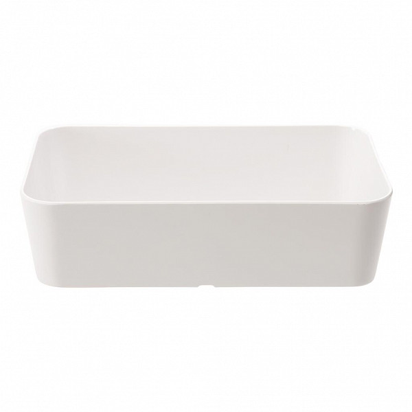 Салатник прямоугольный P.L. Proff Cuisine 25,4*15,2*6,8 см White пластик меламин фото