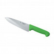Шеф-нож P.L. Proff Cuisine PRO-Line 20 см, зеленая пластиковая ручка