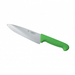Шеф-нож P.L. Proff Cuisine PRO-Line 20 см, зеленая пластиковая ручка в Екатеринбурге фото