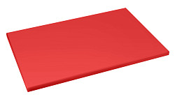 Доска разделочная Restola 600х400мм h18мм, полиэтилен, цвет красный 422111204 в Екатеринбурге, фото