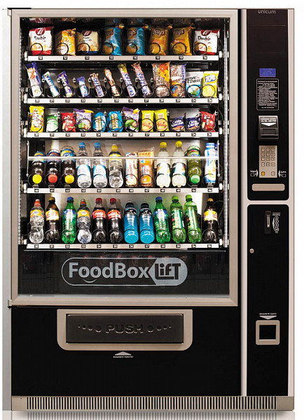 Снековый автомат Unicum Food Box Lift Long (72 ячейки) фото