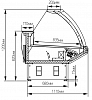 Холодильная витрина Марихолодмаш Парабель ВХС-3,75 (без агрегата) фото