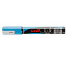 Маркер меловой UNI Mitsubishi Pencil Chalk PWE-5M 1,8-2,5 мм Голубой неон фото
