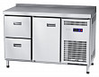Холодильный стол Abat СХС-60-01-СО охлаждаемая столешница с бортом (ящики 1/2, дверь)