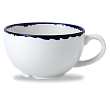 Чашка Dudson 227,5 мл, белая с синим кантом HVINCB201