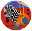 Тарелка мелкая Porland 28 см Wild Life Zebra (162928)