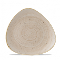 Тарелка мелкая треугольная Churchill Stonecast Nutmeg Cream SNMSTR91 22,9см, без борта в Екатеринбурге фото